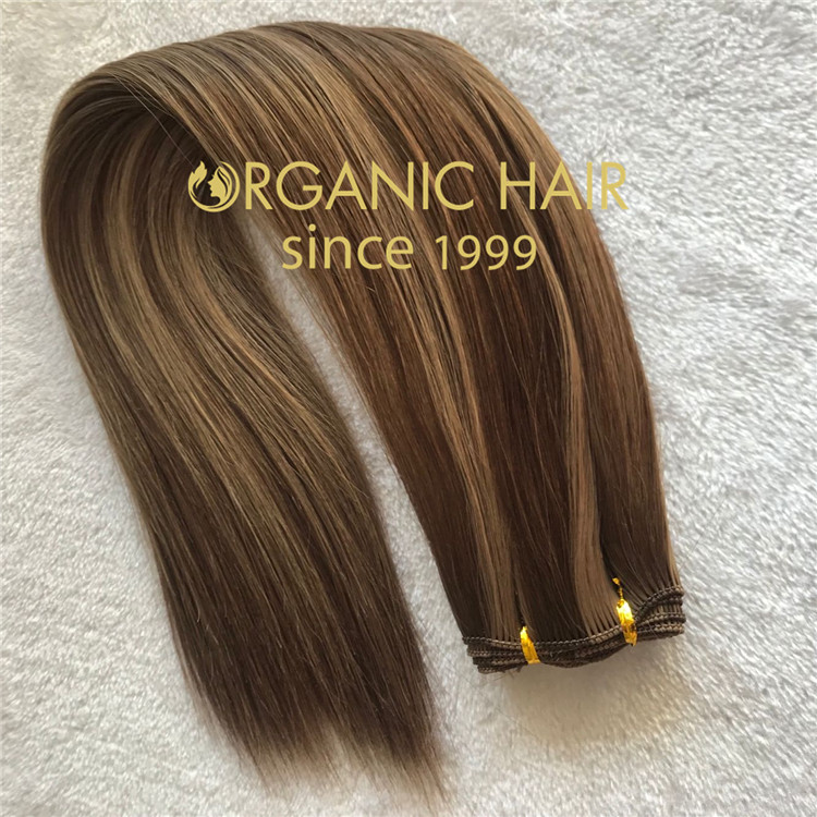 Best remy human hair extensions handtied weft C61